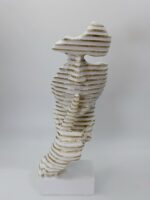 Silence is Golden Striped Face Statue - Image 3
