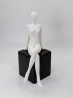 Lady sitting stature